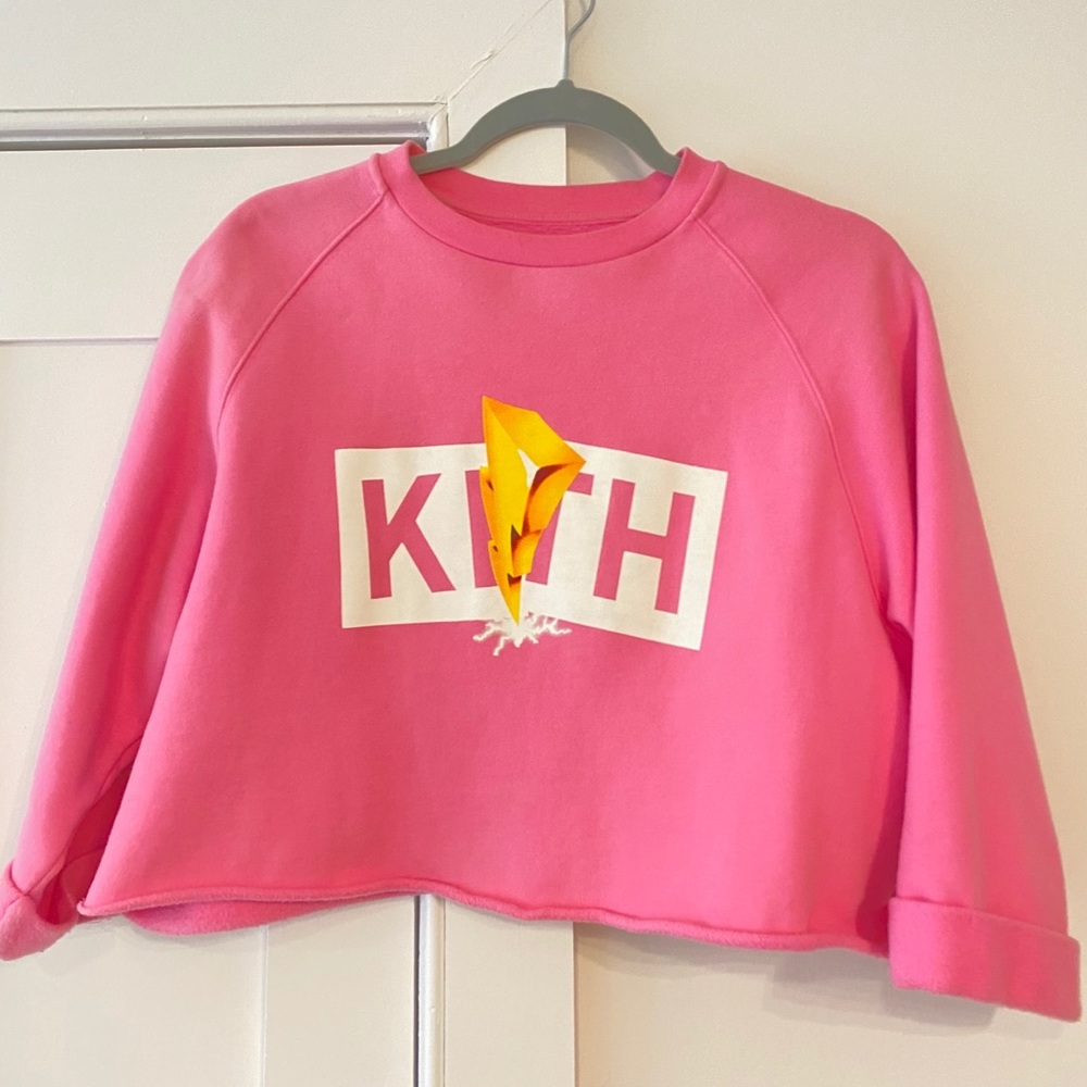 KITH x Power Rangers Cropped Crewneck Sweatshirt